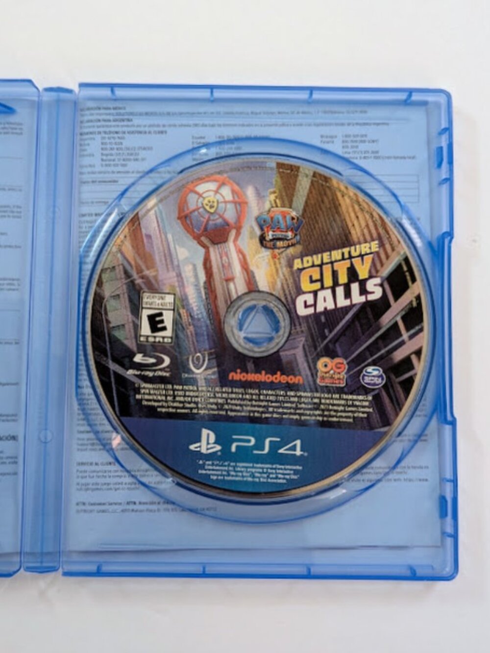 Paw Patrol The Movie Adventure City Calls Playstation 4 WORKS